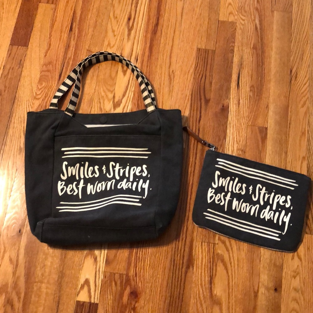 Splendid tote and pouch